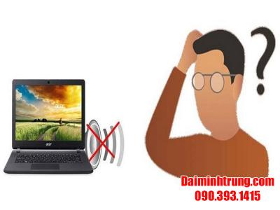 laptop bị mất tiếng